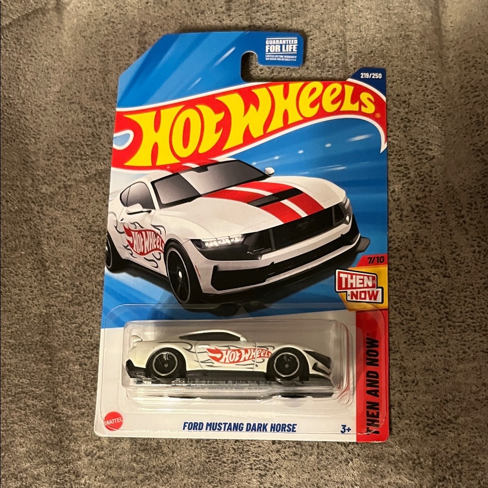 NIP Hot Wheels Mustang Dark Horse Then and Now